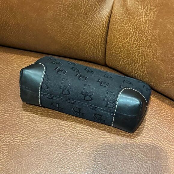 Dooney & Bourke Black Monogram Small Cosmetic Case - Picture 2 of 3